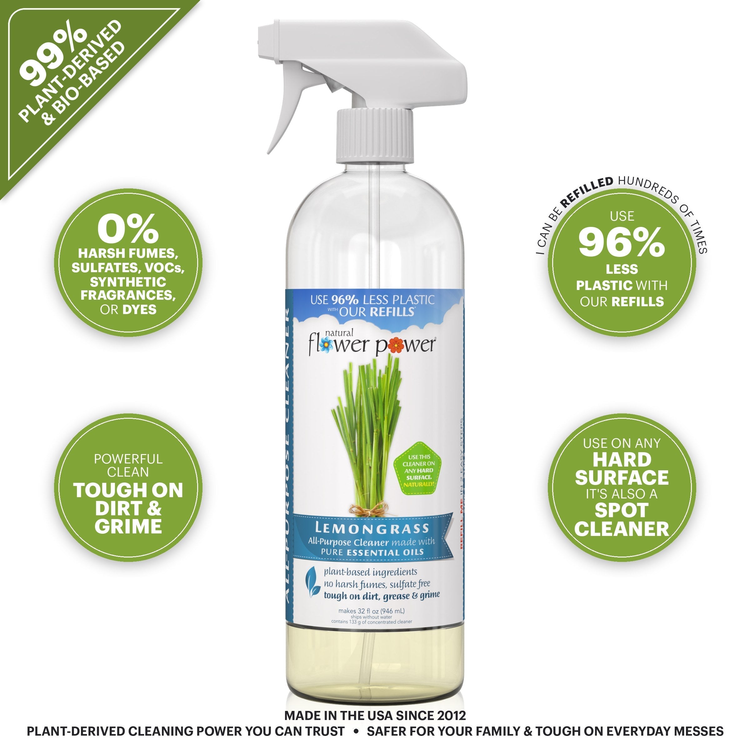 plastic plant cleaner Lemongrass All-Purpose Cleaner Concentrate