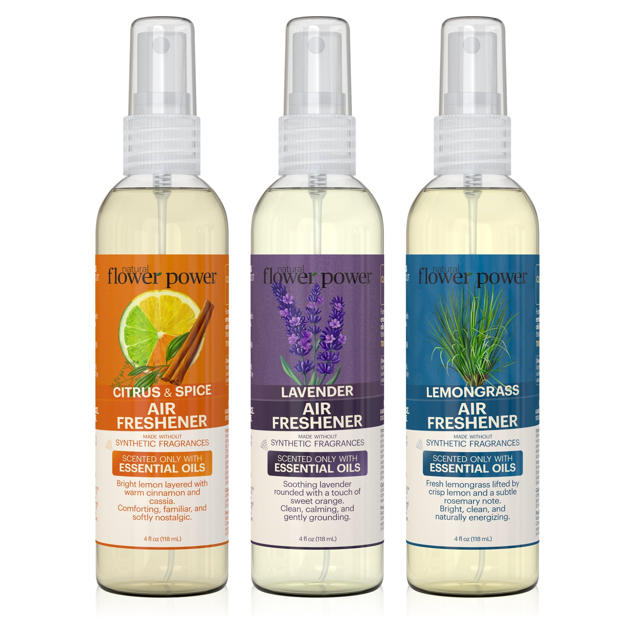 Air Freshener 3-Pack — Citrus & Spice, Lavender, Lemongrass